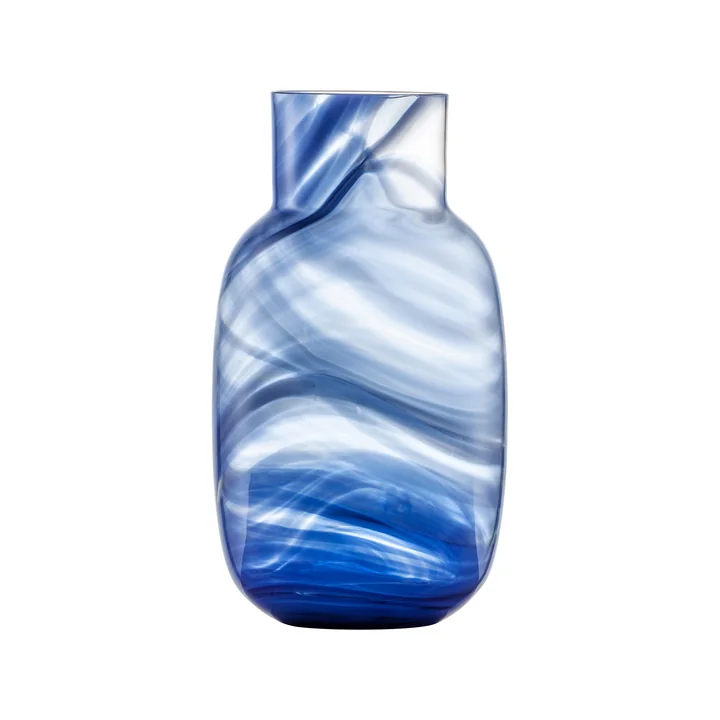 Waters Vase de Zwiesel Glas dans la couleur bleue
