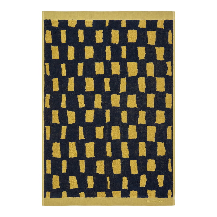 Iso Noppa Serviette, 50 x 70 cm, noir / sable de Marimekko