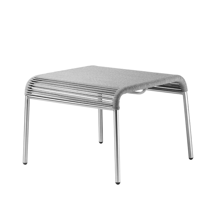 M20L Teglgård Tabouret Outdoor, cordelette gris clair de FDB Møbler