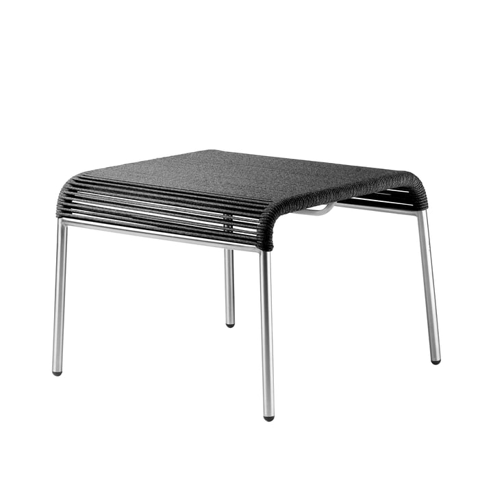 M20L Teglgård Tabouret Outdoor, cordelette noire de FDB Møbler