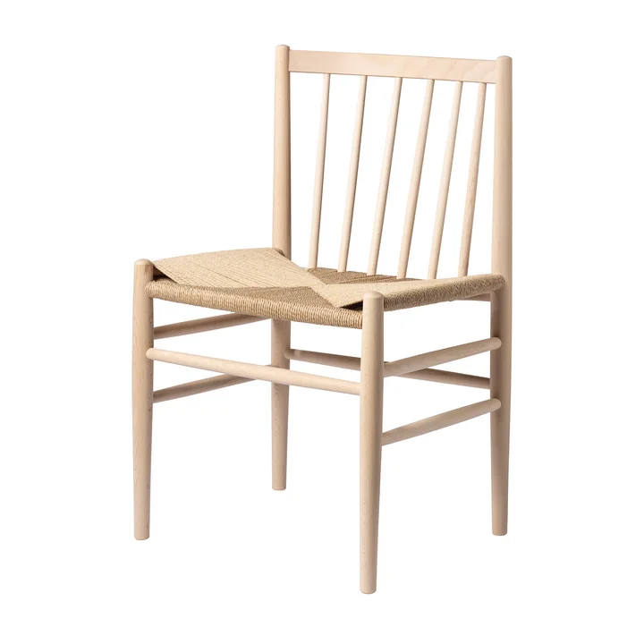 FDB Møbler - J80 Chaise, hêtre huilé / tressage naturel