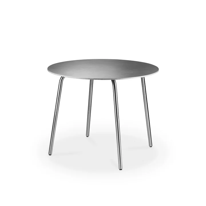M21 Teglgård Table de jardin, Ø 90 cm, gris de FDB Møbler