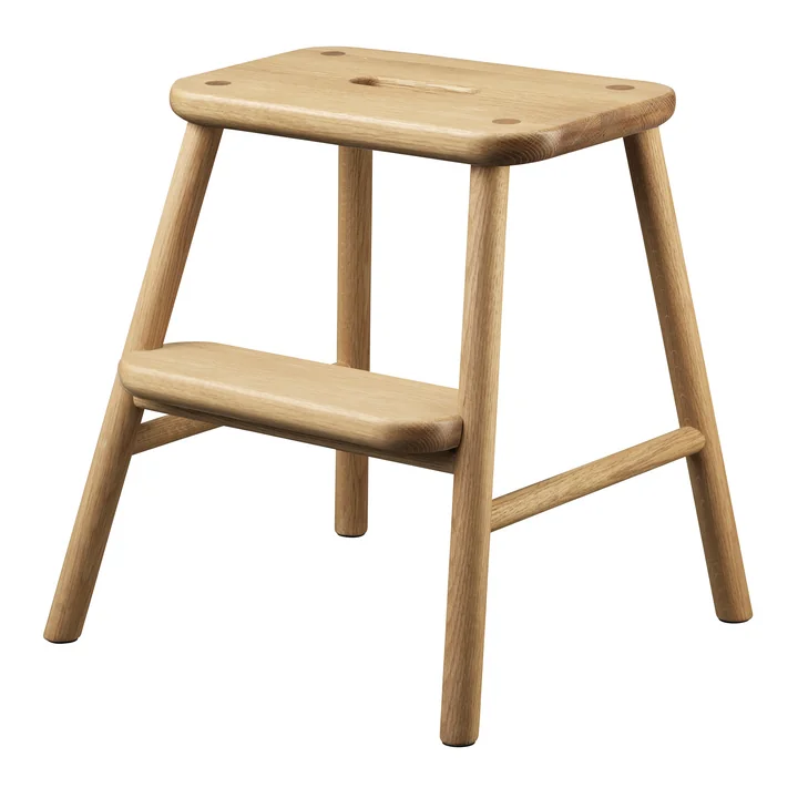 J180 Sønderup Tabouret marchepied, chêne naturel de FDB Møbler