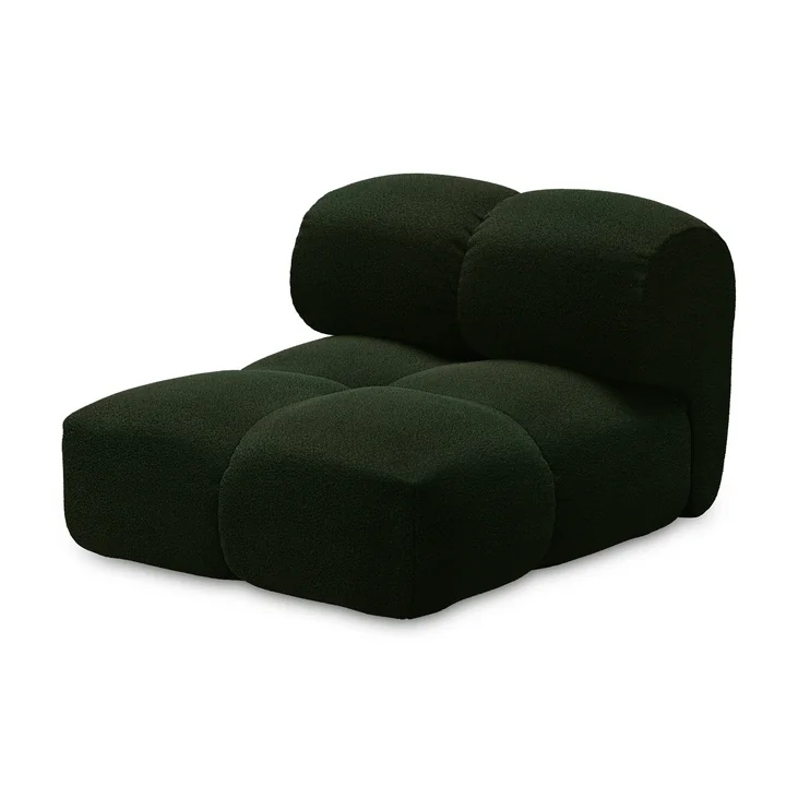 OUT Objekte unserer Tage - Sander Fauteuil de salon, vert mousse (Hug Me 032 by Chivasso)