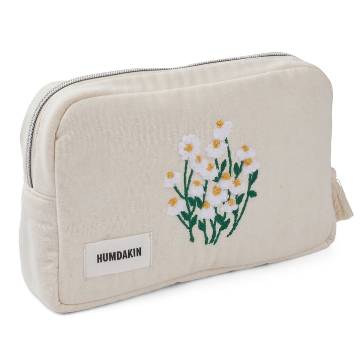 Trousse de toilette avec broderie de Humdakin en version neutre