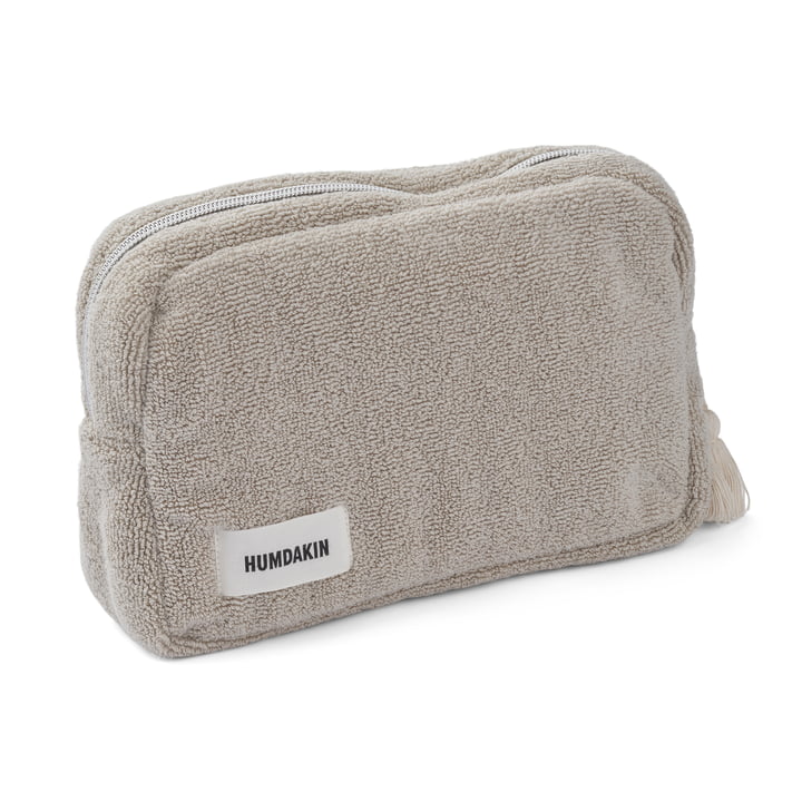 Humdakin - Trousse de toilette en tissu éponge, light stone