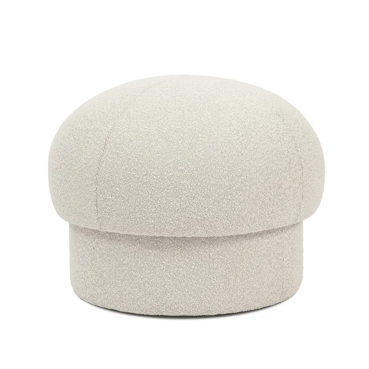 DesignHouseStockholm - Uno Pouf, Ø 65 cm, crème