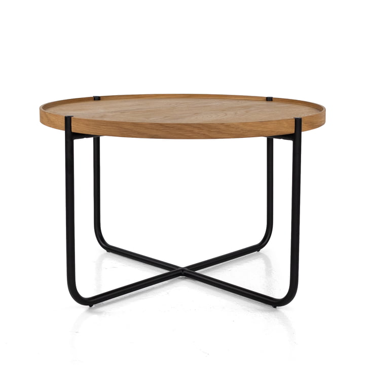 Studio Zondag - Licht Coffee Table Ø 60 cm, chêne / noir
