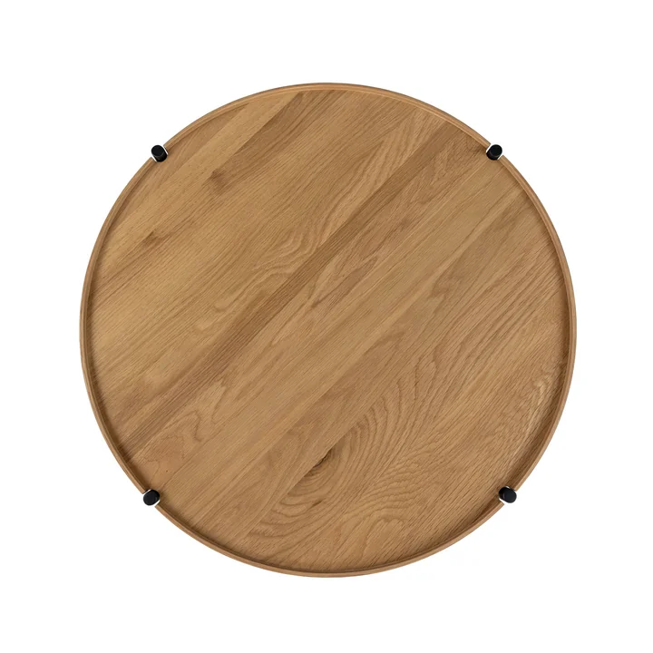 Studio Zondag - Licht Coffee Table Ø 60 cm, chêne / noir