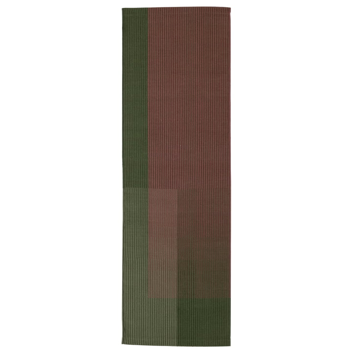 Haze 3 tapis de sol, 80 x 240 cm, vert / rose de Nanimarquina