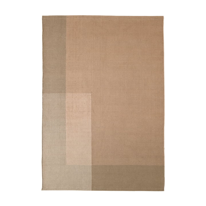 Haze 4 tapis de laine, 170 x 240 cm, beige / taupe de Nanimarquina