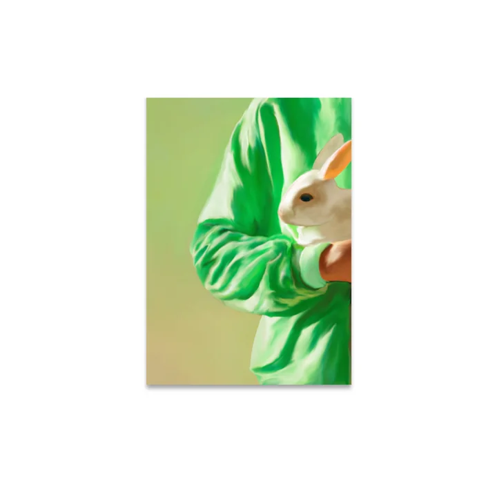 White Rabbit Poster, 30 x 40 cm de Paper Collective