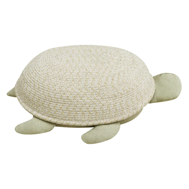 Sea Turtle Panier de rangement de Lorena Canals dans la version nature / olive