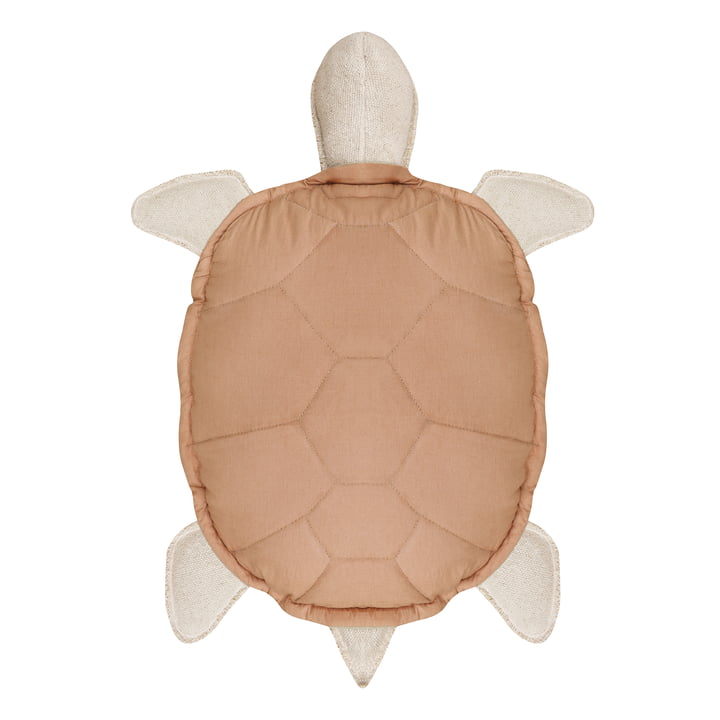 Sea Turtle Coussin de Lorena Canals dans la version chestnut / nature