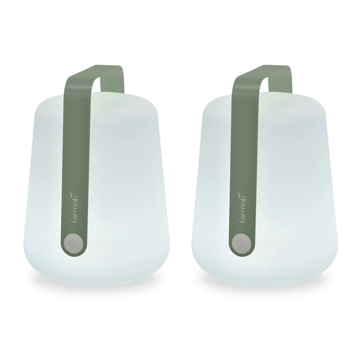 Fermob - Balad Lampe à LED rechargeable, H 38 cm, cactus (lot de 2)