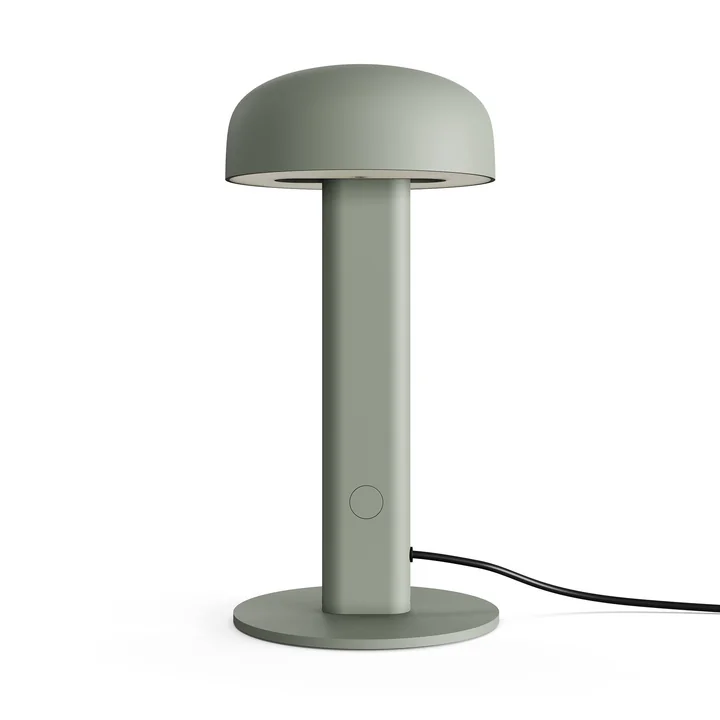 NOD Lampe de table LED, gris eucalyptus de TipToe