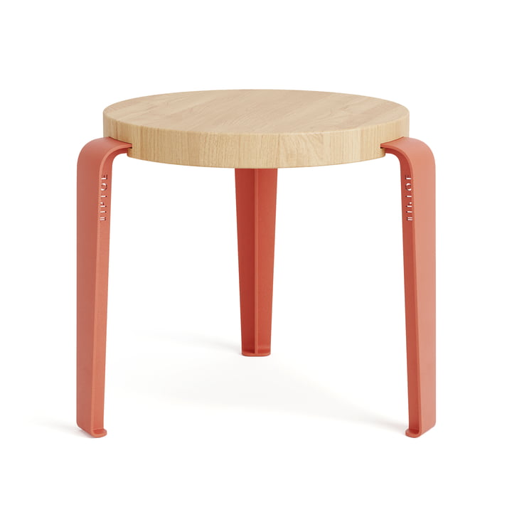 MINI LOU Tabouret pour enfants Chêne, flamant rose de TipToe