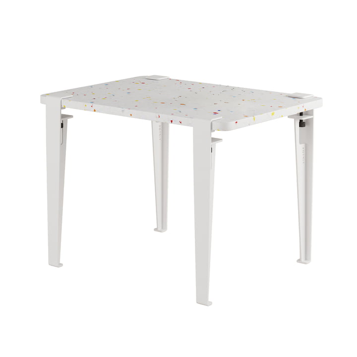 Bureau pour enfants Tutti Frutti, plastique recyclé, blanc nuage de TipToe