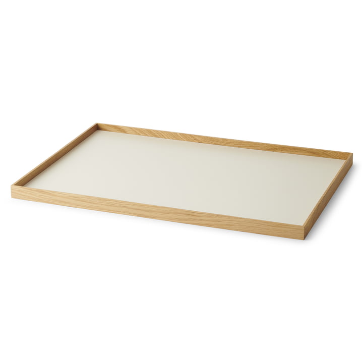 Frame Plateau, large, chêne / beige de Gejst