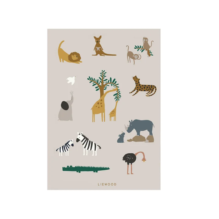 Beverly Poster, 50 x 70 cm, all together / sandy de LIEWOOD