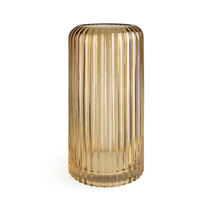 Collection - Vase en verre Ø 11,5 x H 24 cm, ambre