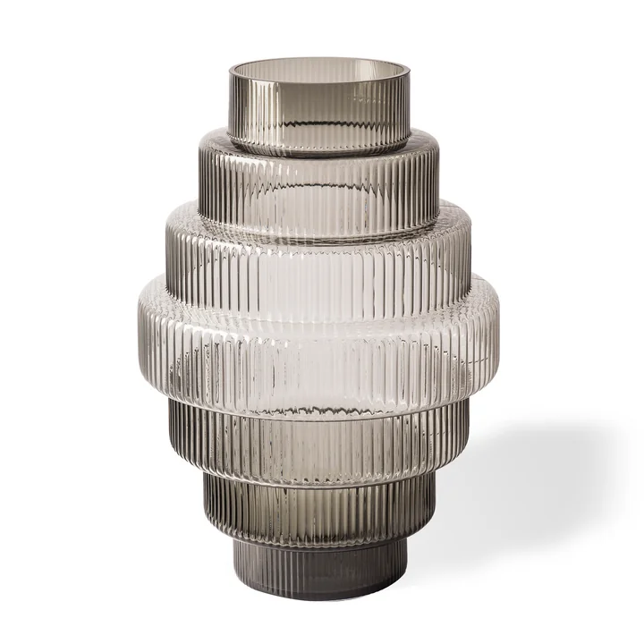 Steps Vase L, gris de Pols Potten