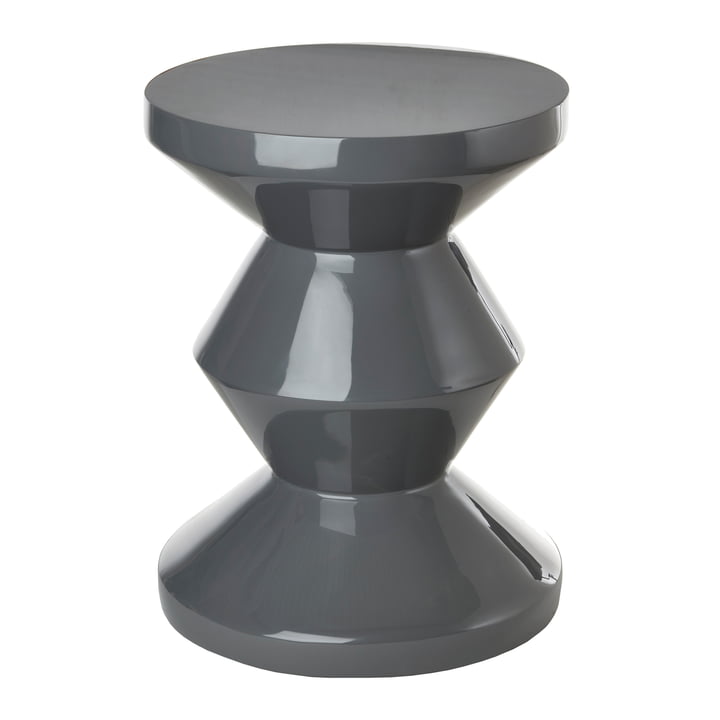 Zig Zag Tabouret, gris béton de Pols Potten