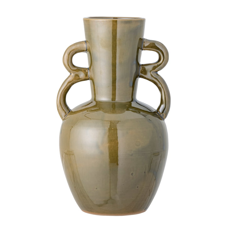 Bloomingville - Oleander Vase, H 21,5 cm, vert