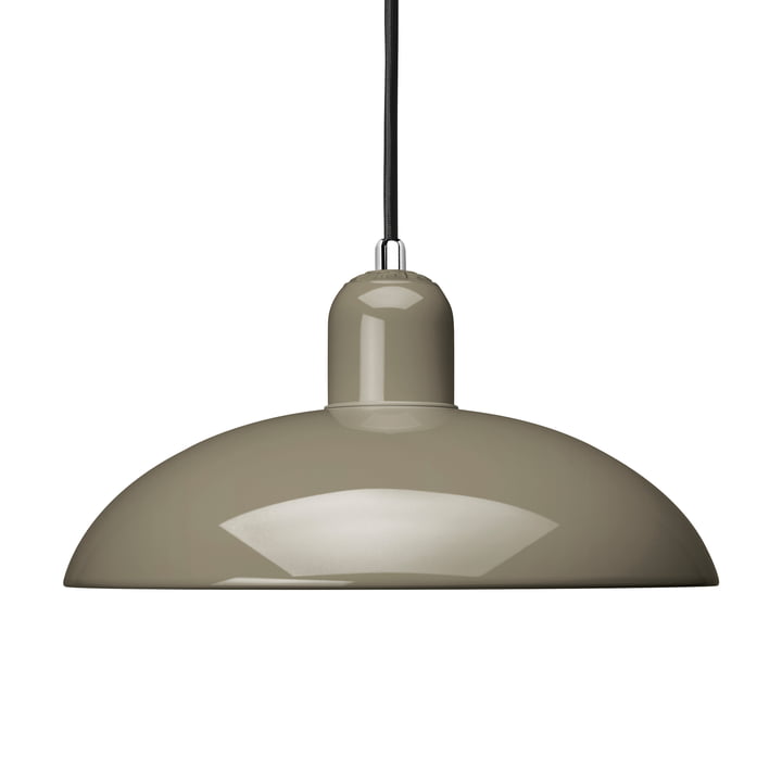 Fritz Hansen - KAISER idell 6631-P Lampe à suspendre, vert olive / chrome