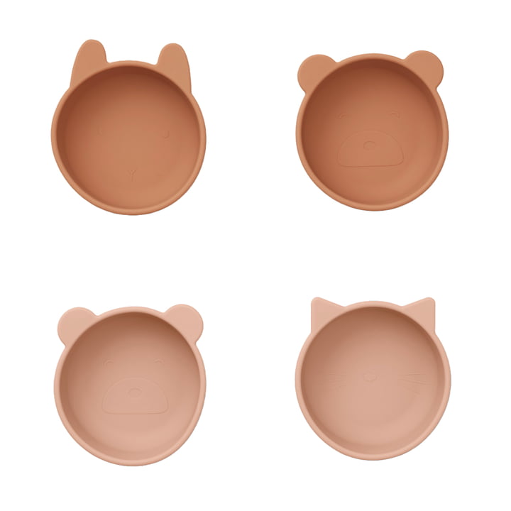 Iggy Coupelles en silicone, tuscany rose mix (set de 4) de LIEWOOD