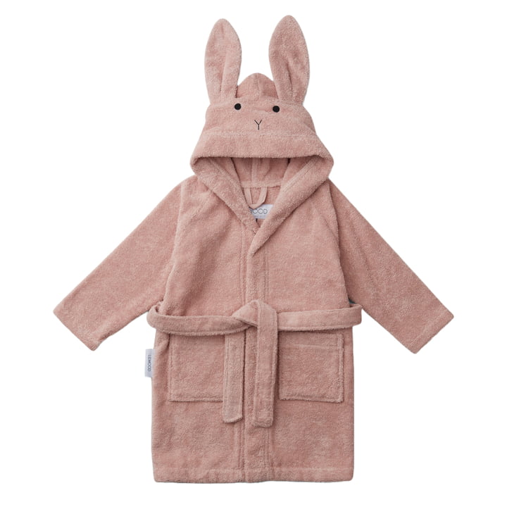 Lily Peignoir de bain, lapin, 3 - 4 ans, rose de LIEWOOD