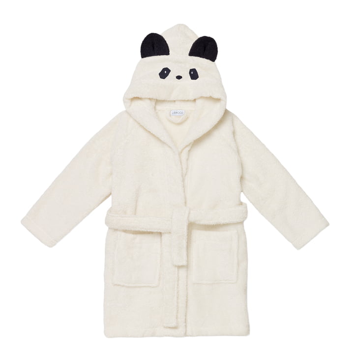 Lily Peignoir de bain, Panda, 3 - 4 ans, crème de la crème de LIEWOOD