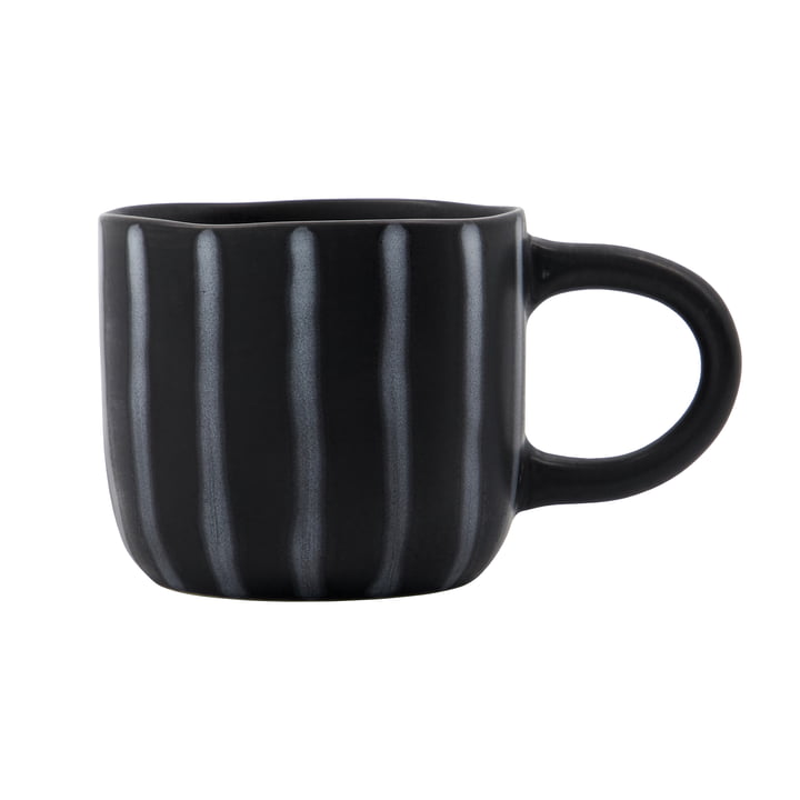 House Doctor - Line Tasse, Ø 8,7 cm, noir / marron