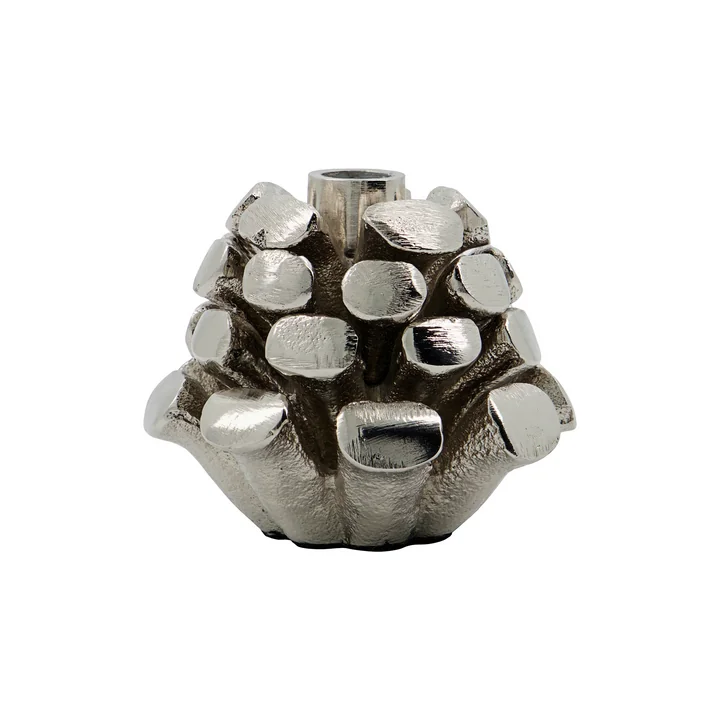 Pine Cone Chandelier de House Doctor dans la version argent antique