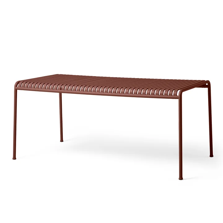 HAY - Palissade Table, rectangulaire, 170 x 90 cm, iron red