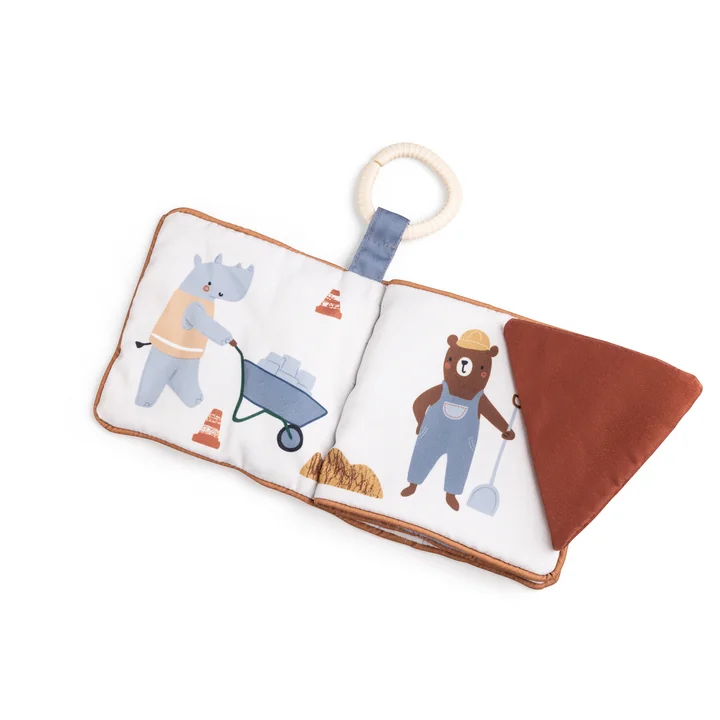 Sebra - Livre d'activités en tissu, Busy Builders