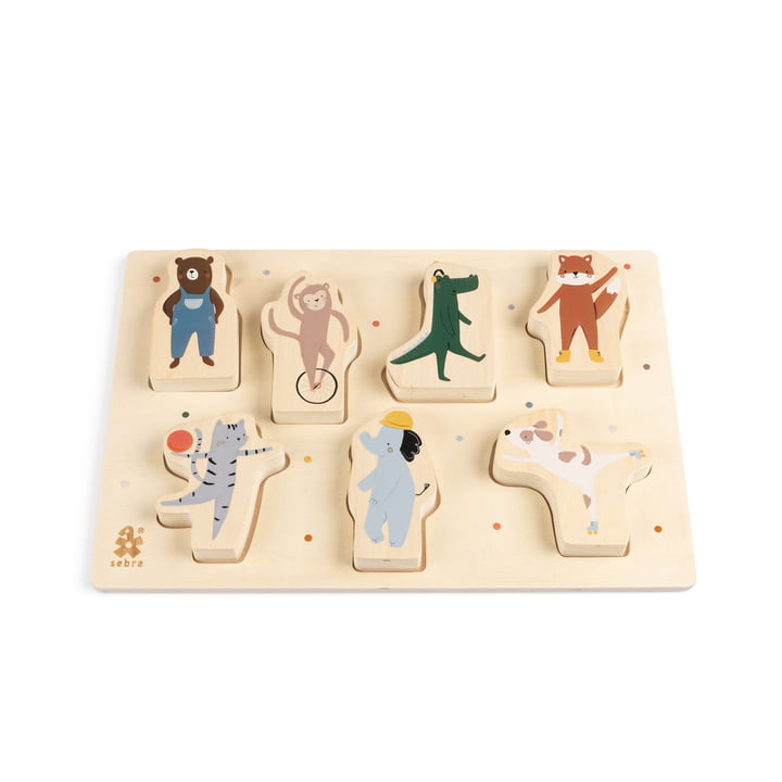 Sebra - Puzzle en bois, Toes / Builders