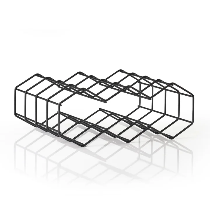 Zone Denmark - Rocks Casier à vin, 28,8 cm, noir