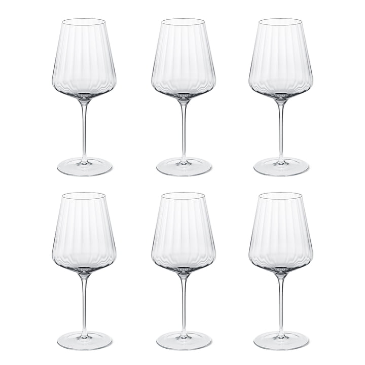 Bernadotte Verre à vin rouge, 540 ml (set de 6) de Georg Jensen