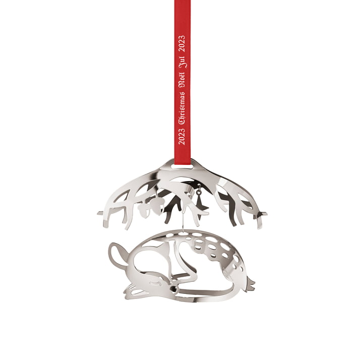 Mobile de Noël, 2023 Deer, palladium de Georg Jensen