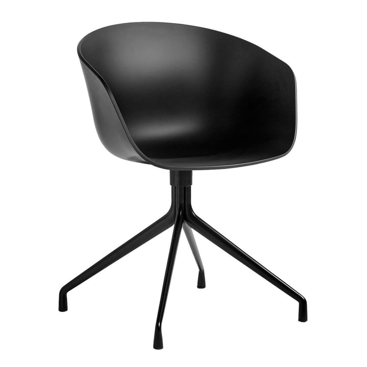 Hay - About A Chair AAC 20, aluminium noir / black 2. 0