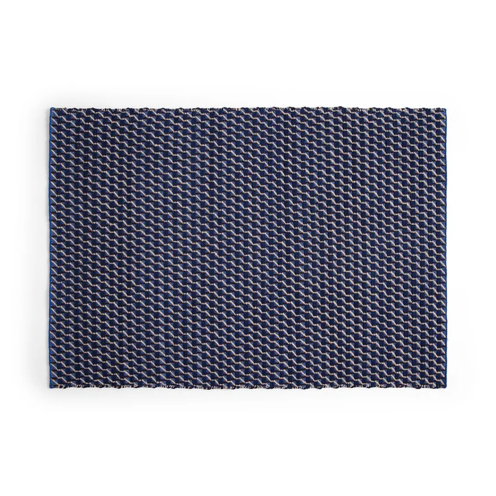 Channel Tapis, 50 x 80 cm, bleu / blanc de HAY