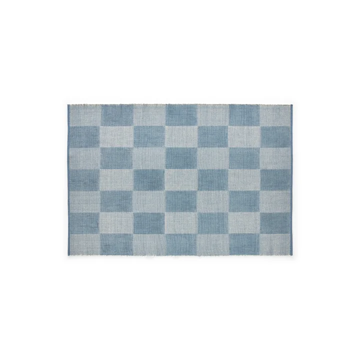 Check Tapis, 140 x 200 cm, bleu clair s check de HAY