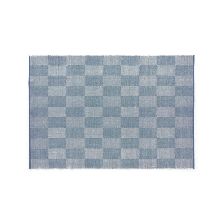 Check Tapis, 170 x 240 cm, bleu clair s check de HAY