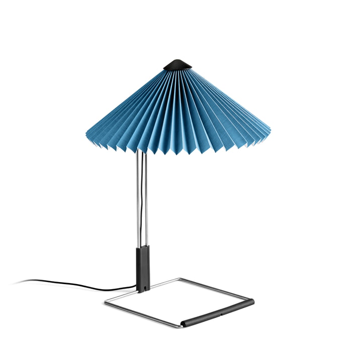 Matin Lampe de table LED S, placid blue / mirror de HAY