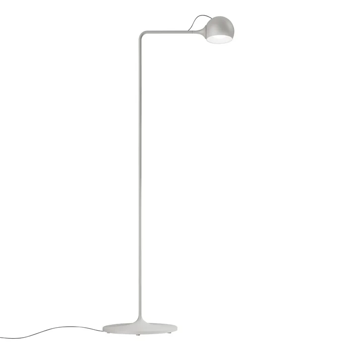 IXA lampadaire LED de Artemide dans la couleur blanc-gris