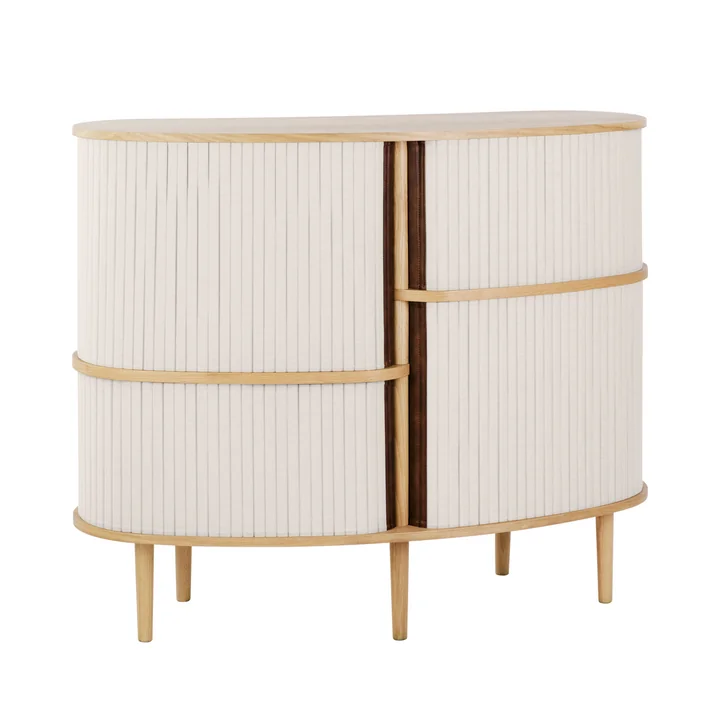 Audacious Highboard Commode de Umage dans la finition chêne naturel / white sands