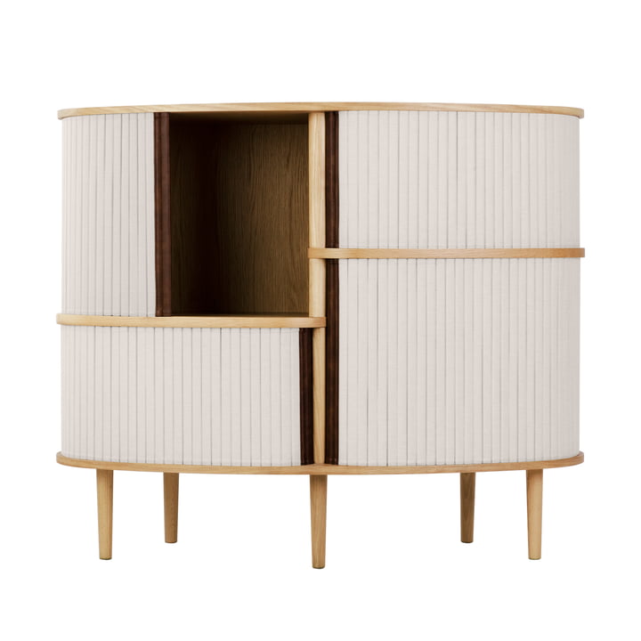 Audacious Highboard Commode de Umage dans la finition chêne naturel / white sands