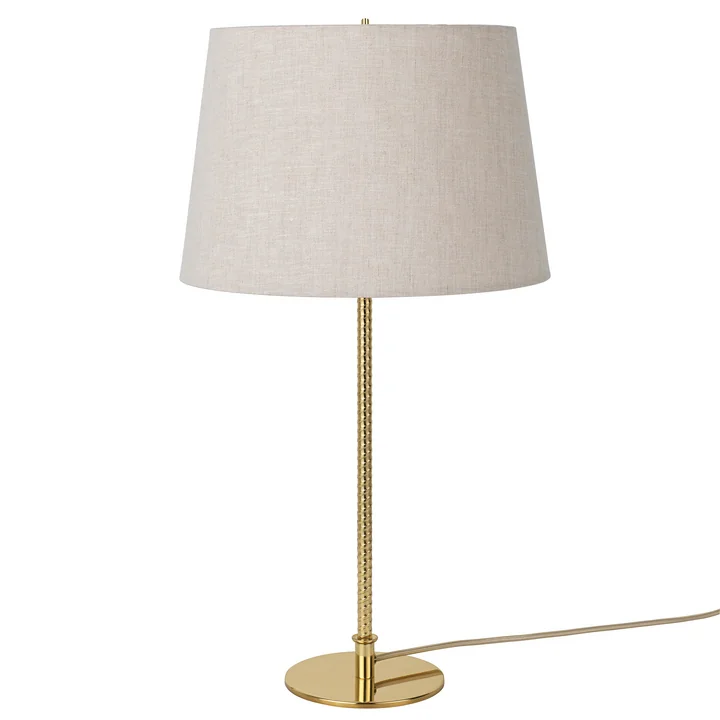Gubi -9205-Lampe de table-Canvas-laiton