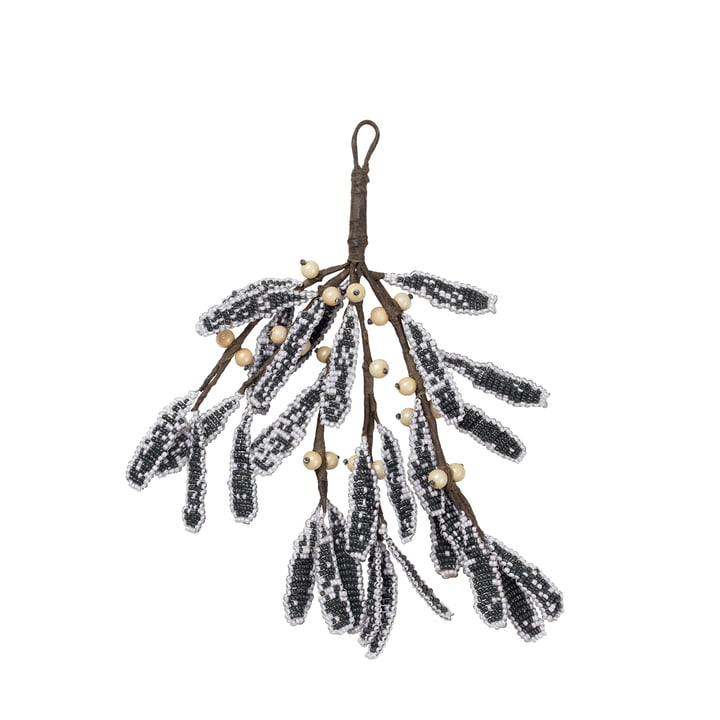 Pendentif en perles de verre Mistletoe de Broste Copenhagen